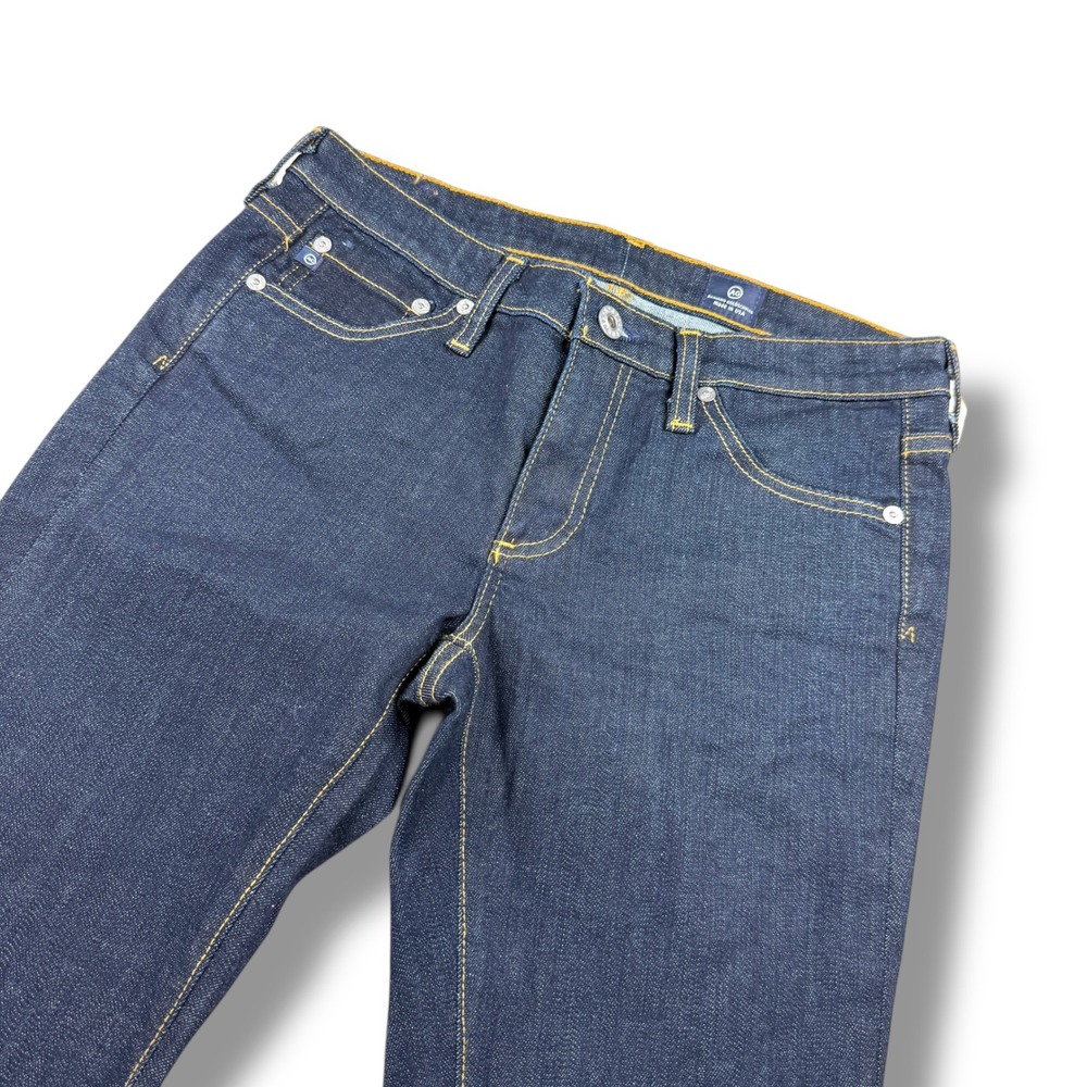 AG Adriano Goldschmied Jeans Size 28 Dark Wash Low Rise - Picture 2 of 10